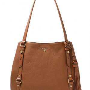Carrie Large Leather Shoulder Tote